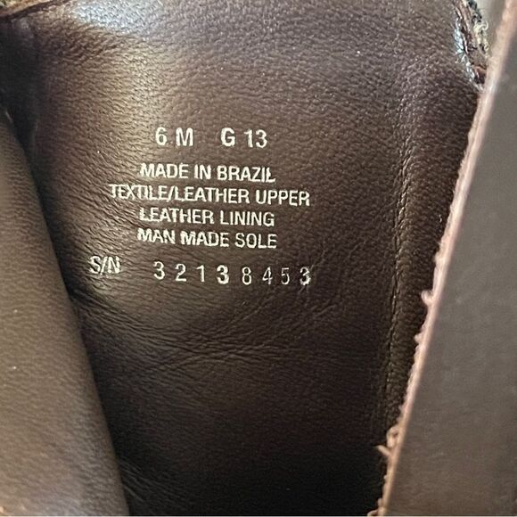 Tory Burch Brown New Cherie Wedge Boots/Booties Sz 6 - Picture 4 of 8